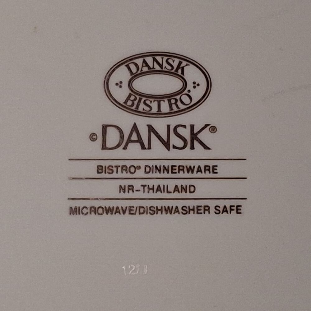 Vintage MCM 4 Dansk KOBENHAVN 10 1/2" Dinner Plates Bistro - Picture 6 of 9